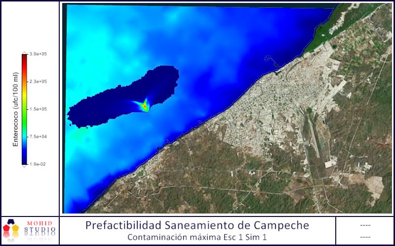 MATHEMATICAL MODEL FOR THE PRE-FEASIBILITY STUDY OF THE SANITATION OF CAMPECHE BAY (MEXICO) 3 campe1