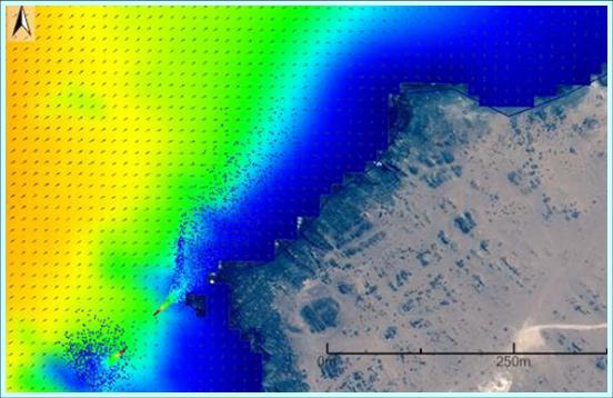 DILUTION AND DISPERSION STUDY OF THE BRINE DISCHARGE FROM THE CALDERA DESALINATION PLANT, CHILE 2 dilucion y dispersion vertido salmuera desaladora en caldera chile increa