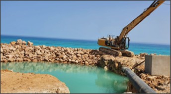 CONSTRUCTION PROJECT OF THE MARINE PIPELINES FOR THE NEGELLADESALINATION PLANT (EGYPT)